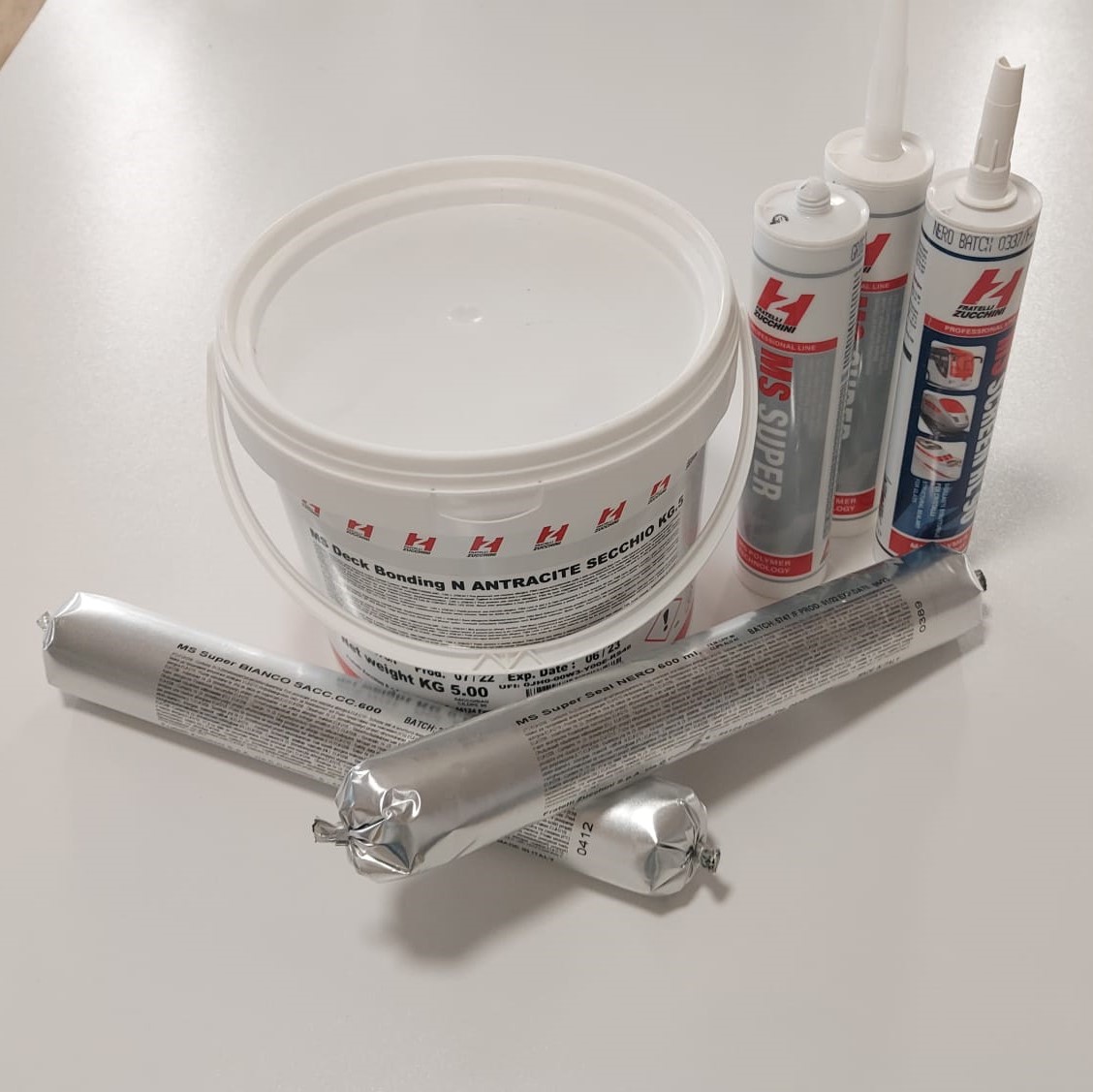 Adhesives and sealants Zucchini