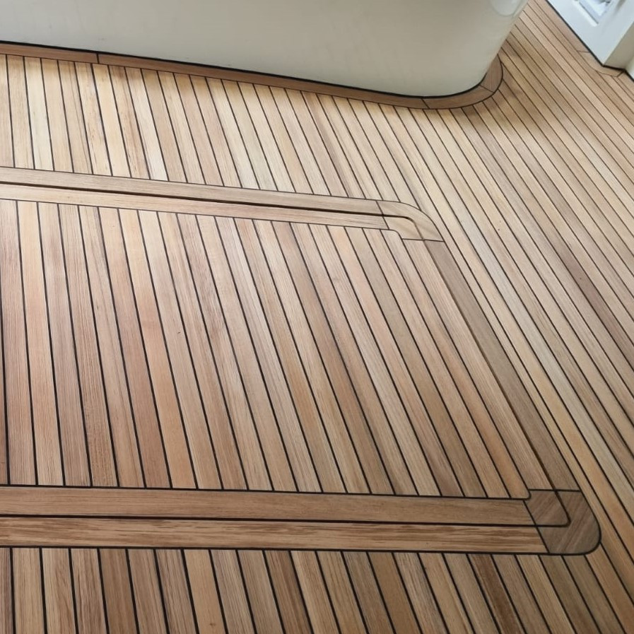 Natural teak decks